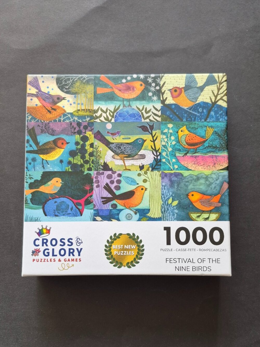 1000 Piece "Festival of the Nine Birds" Jigsaw Puzzle